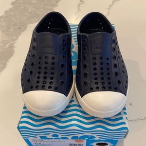 Native Kids Shoes Regatta Blue size C7